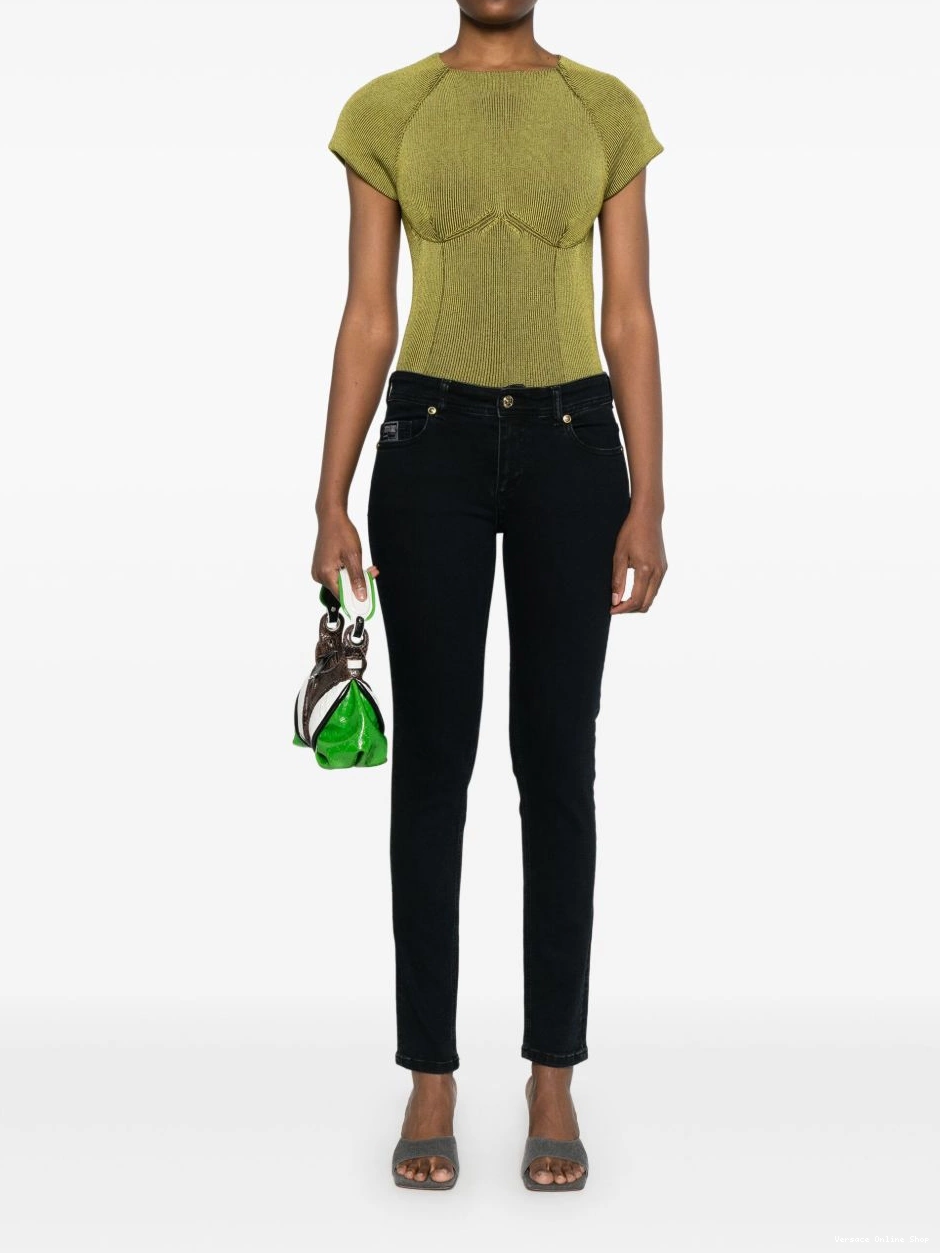 Affordable jeans Couture skinny Jeans logo-plaque Versace Women 0823